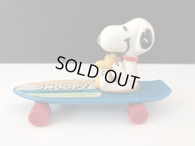 画像2: スヌーピー ウッドストック AVIVA製 ビンテージ スケボーTOY SKATEBOARD vintage SNOOPY PEANUTS