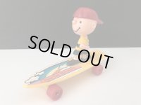 スヌーピー チャーリーブラウン AVIVA製 ビンテージ スケボーTOY SKATEBOARD vintage SNOOPY PEANUTS