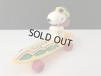 画像1: スヌーピー フライングエース AVIVA製 ビンテージ スケボーTOY SKATEBOARD vintage SNOOPY PEANUTS