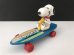 画像1: スヌーピー ウッドストック AVIVA製 ビンテージ スケボーTOY SKATEBOARD vintage SNOOPY PEANUTS (1)