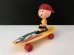 画像2: スヌーピー チャーリーブラウン AVIVA製 ビンテージ スケボーTOY SKATEBOARD vintage SNOOPY PEANUTS (2)