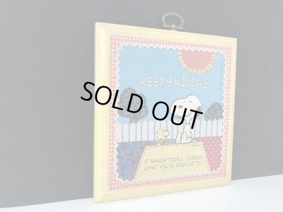 画像4: ヴィンテージ スヌーピー 1980's HALLMARK WALL PLAQUE 壁掛け 飾り SNOOPY PEANUTS MADE IN USA