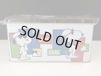 スヌーピー JOE COOL ジョークール TIN 缶 ヴィンテージ USA PEANUTS オールド