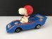 画像2: ヴィンテージ スヌーピー AVIVA 1980’s Diecast Metal Toy レーシングカー vintage USA SNOOPY (2)