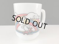 ファイヤーキング スヌーピー ローラースケート スポーツシリーズ マグカップ Fire-king SNOOPY PEANUTS USA ヴィンテージ