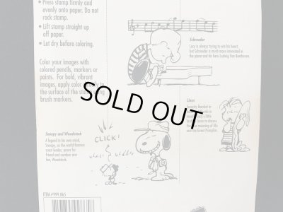 画像5: 1990's PEANUTS ラバースタンプ 未開封 未使用 MADE IN USA ハンコ スヌーピー USA オールド ヴィンテージ