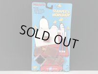 1990's PEANUTS ラバースタンプ 未開封 未使用 MADE IN USA ハンコ スヌーピー USA オールド ヴィンテージ