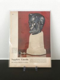 ART PAGE Lincoln リンカーン ビンテージ LIFE誌 1953年 ビンテージ広告 切り取り アドバタイジング ポスター 1950's