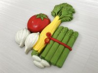 ヴィンテージ 壁掛け 飾り 野菜 ベジタブル ウォールデコ ディスプレイ HOMCO社 vintage USA