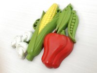 ヴィンテージ 壁掛け 飾り 野菜 ベジタブル ウォールデコ ディスプレイ HOMCO社 vintage USA