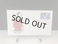 スヌーピー フライングエース 2001年 FIRST DAY OF ISSUE 初日カバー 封筒 レッドバロン PEANUTS SANTA ROSA USA オールド ヴィンテージ