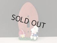 WESTLAND 箱付き スヌーピー ウッドストック アメフト スイッチカバー baby snoopy USA ヴィンテージ PEANUTS 