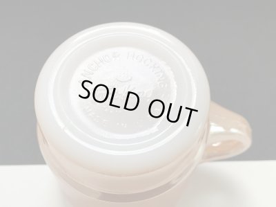 画像10: ファイヤーキング ピーチラスター スタッキング Fire-king USA ヴィンテージ