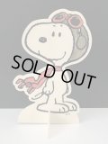スヌーピー フライングエース レッドバロン Wood Doll オールド USA ヴィンテージ PEANUTS
