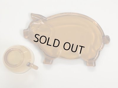 画像9: TIARA ティアラ アンバー スナックセット ブタ ピッグ ピギー USA ヴィンテージ