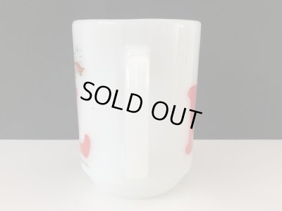 画像4: ファイヤーキング スヌーピー NOEL クリスマス マグカップ ヴィンテージ USA PEANUTS Fire-king SNOOPY