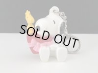 USA SNOOPY スヌーピー ウッドストック フィギュア キーホルダー オールド ビンテージ PEANUTS