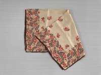 スカーフ 正方形 フラワー USA vintage ヴィンテージ