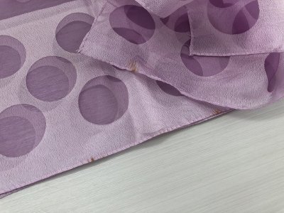 画像4: スカーフ 正方形  紫 ドット USA vintage ヴィンテージ