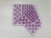 画像1: スカーフ 正方形  紫 ドット USA vintage ヴィンテージ (1)
