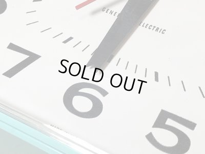 画像11:  箱付き!! デッドストック 1960's ゼネラルエレクトリック ミントグリーン 壁掛け時計 ビンテージ アンティーク ウォールクロック vintage GENERAL ELECTRIC ミッドセンチュリー