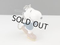 USA SNOOPY スヌーピー フィギュア ローラースケート キーホルダー オールド ビンテージ PEANUTS