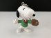 画像1: USA SNOOPY スヌーピー フィギュア ベースボール キーホルダー オールド ビンテージ PEANUTS (1)