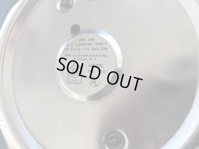 画像10: 1950's 1960's UNITED社製 ユナイテッド ポケットウォッチ型 懐中時計型 ヴィンテージ アンティーク ウォールクロック ミッドセンチュリー 壁掛け時計 vintage USA