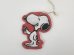 画像1: スヌーピー 1970s ヴィンテージ 木製 WOOD クリスマス オーナメント Christmas SNOOPY PEANUTS USA  (1)