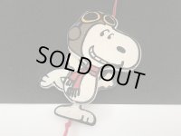 ヴィンテージ スヌーピー フライングエース WOOD 木製 TOY SNOOPY PEANUTS USA