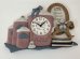 画像1: HOMCO製 ヴィンテージ ウォールクロック 壁掛け時計 アンティーク USA vintage (1)