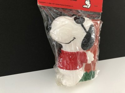 画像2: 未開封 デッドストック ヴィンテージ スヌーピー JOE COOL ジョークール スクイーズ トイ SNOOPY PEANUTS USA