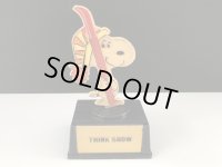 ヴィンテージ スヌーピー トロフィー THINK SNOW 1970s 1980's AVIVA vintage USA SNOOPY