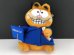画像1: USA ヴィンテージ ガーフィールド 卒業 graduation タグ付き ぬいぐるみ Garfield 1980s (1)
