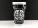 画像2: ヘーゼルアトラス バード & フラワー 黒 白 タンブラー HazelAtlas ミルクガラス USA ヴィンテージ (2)