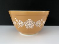 オールドパイレックス バタフライゴールド ミキシングボウル Sサイズ OLD PYREX USA ヴィンテージ