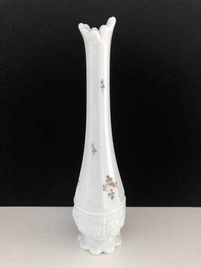 画像1: Westmoreland ウエストモーランド フラワーベース 花瓶 USA ヴィンテージ  