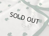 スカーフ 長方形 クローバー IRISH アイリッシュ USA vintage ヴィンテージ