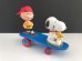 画像4: スヌーピー ウッドストック チャーリーブラウン 1970's AVIVA製 ビンテージ スケボーTOY SKATEBOARD vintage SNOOPY PEANUTS