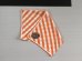 画像2: 100% SILK シルク スカーフ 正方形 オレンジ USA vintage ヴィンテージ (2)