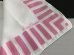 画像2: MADE IN ITALY スカーフ 正方形 ホワイト ピンク USA vintage ヴィンテージ (2)