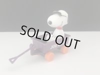 スヌーピー JOE COOL ジョークール AVIVA社製 ビンテージ Mini Diecast WAGON ミニダイキャスト ワゴン TOY 1970's 1980's vintage SNOOPY PEANUTS