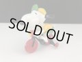 USA Determined社製 スヌーピー 自転車 ビンテージ PVC フィギュア PEANUTS SNOOPY ヴィンテージ
