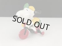USA Determined社製 スヌーピー 自転車 ビンテージ PVC フィギュア PEANUTS SNOOPY ヴィンテージ