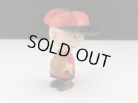 USA チャーリーブラウン ベースボール ビンテージ PVC フィギュア PEANUTS SNOOPY ヴィンテージ スヌーピー