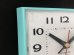 画像10:  箱付き!! デッドストック 1960's ゼネラルエレクトリック ミントグリーン 壁掛け時計 ビンテージ アンティーク ウォールクロック vintage GENERAL ELECTRIC ミッドセンチュリー