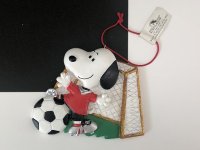 KURT S. ADLER スヌーピー 壁掛け飾り サッカー PEANUTS オールド USA ヴィンテージ