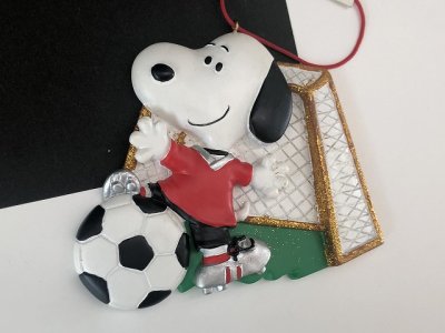 画像2: KURT S. ADLER スヌーピー 壁掛け飾り サッカー PEANUTS オールド USA ヴィンテージ