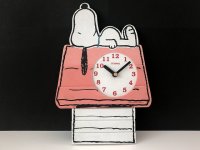 スヌーピー ドッグハウス 壁掛け時計 ウォールクロック USA オールド ヴィンテージ SNOOPY PEANUTS