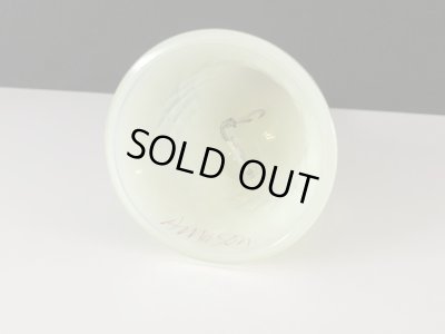 画像5: Fenton フェントン ベル 蝶々 バラフライ ヴァセリンガラス ウランガラス USA ヴィンテージ 